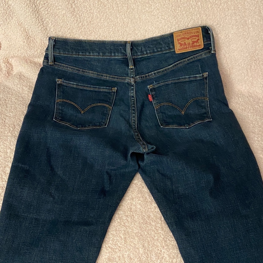 Levi's 312 shaping slim Dark wash Straight Jeans women’s - Picture 6 of 12